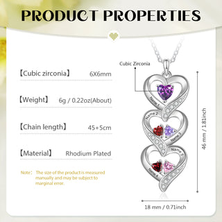 Custom Birthstone necklace