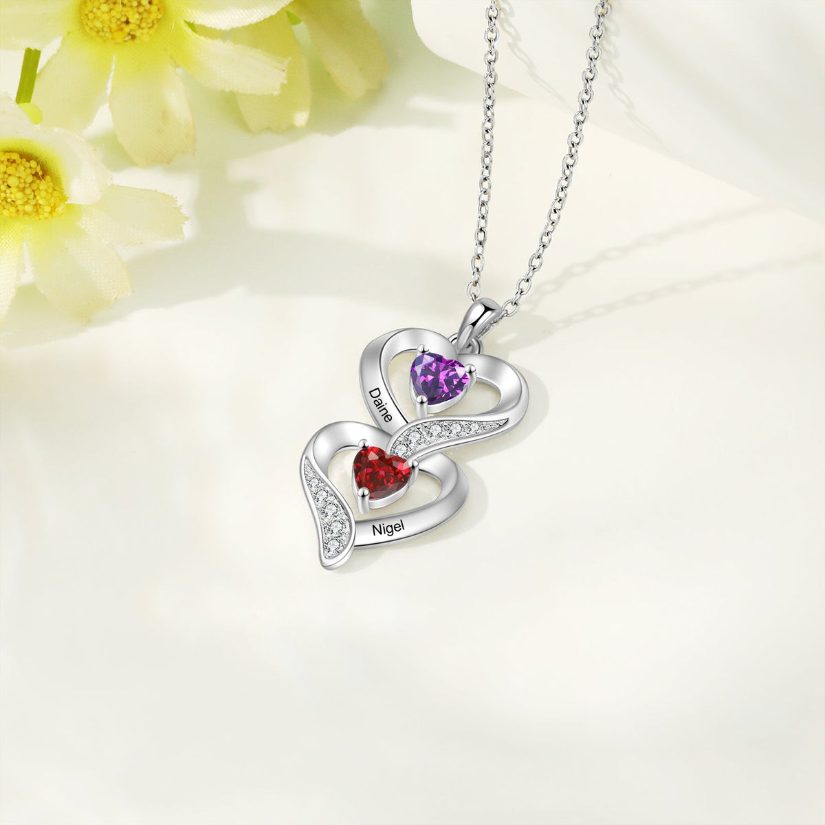 Custom Birthstone necklace