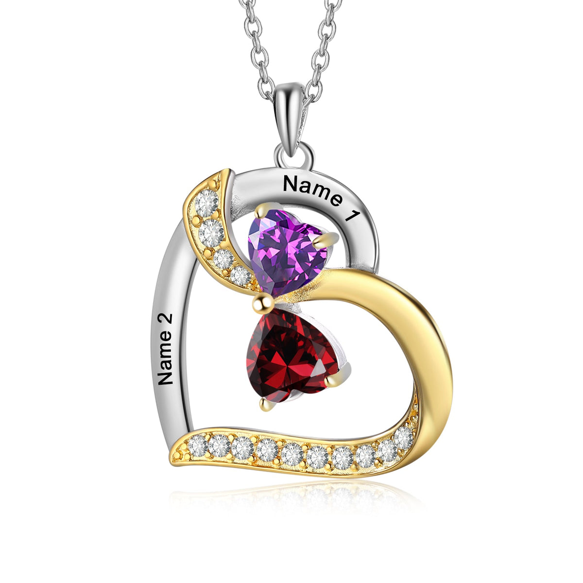 Custom Birthstone necklace