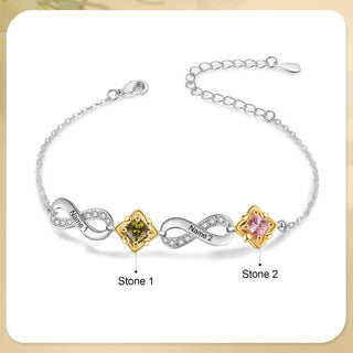 Custom Birthstone Bracelet