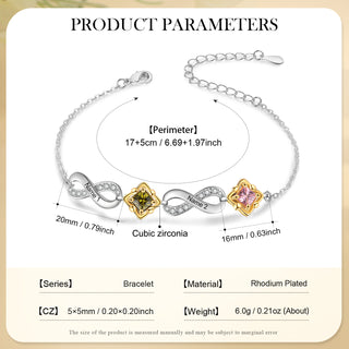 Custom Birthstone Bracelet