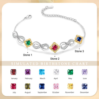 Custom Birthstone Bracelet