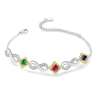 Custom Birthstone Bracelet