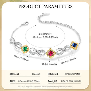 Custom Birthstone Bracelet