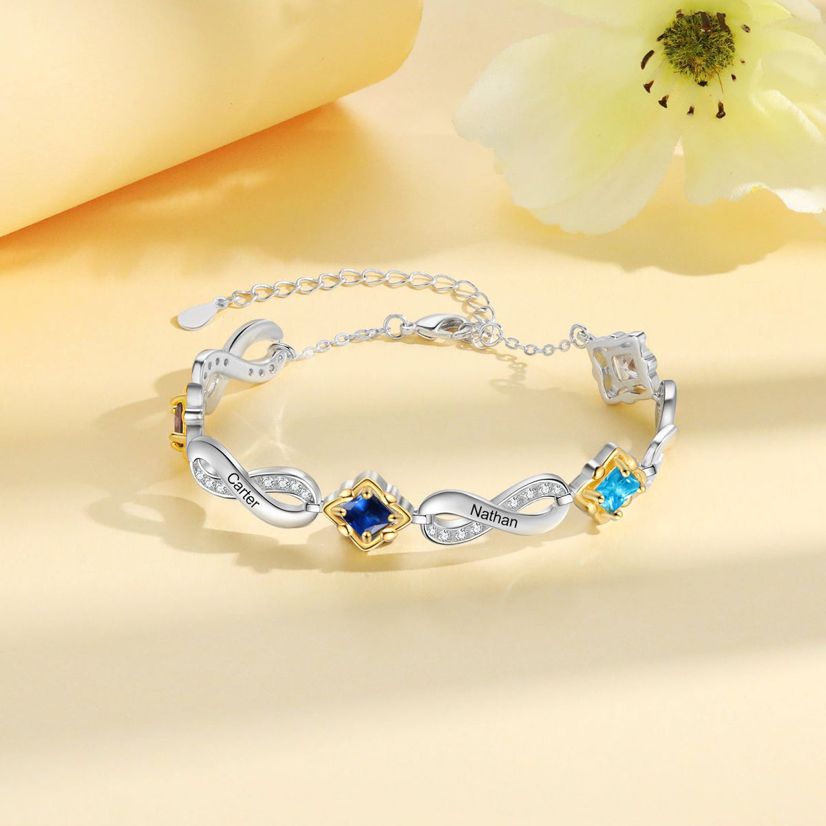Custom Birthstone Bracelet