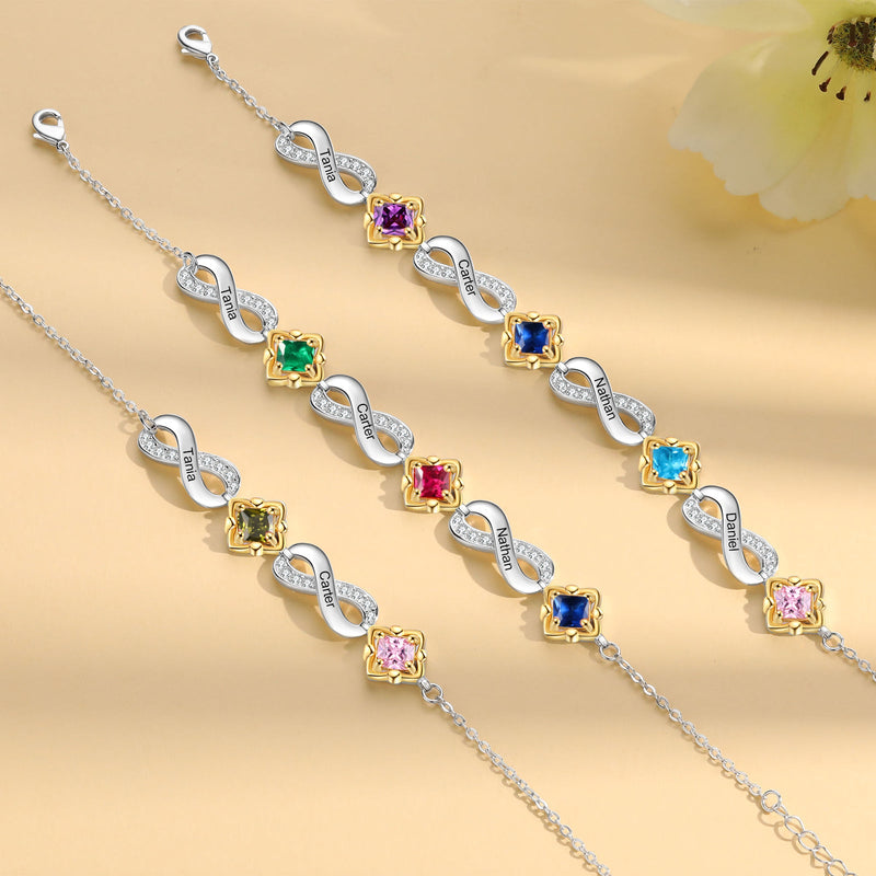 Custom Birthstone Bracelet