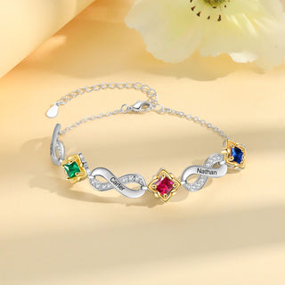 Custom Birthstone Bracelet