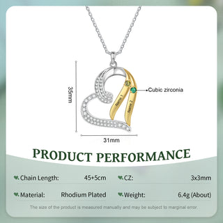 Custom Birthstone necklace