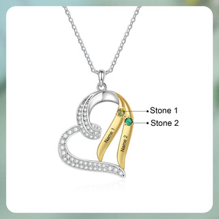 Custom Birthstone necklace