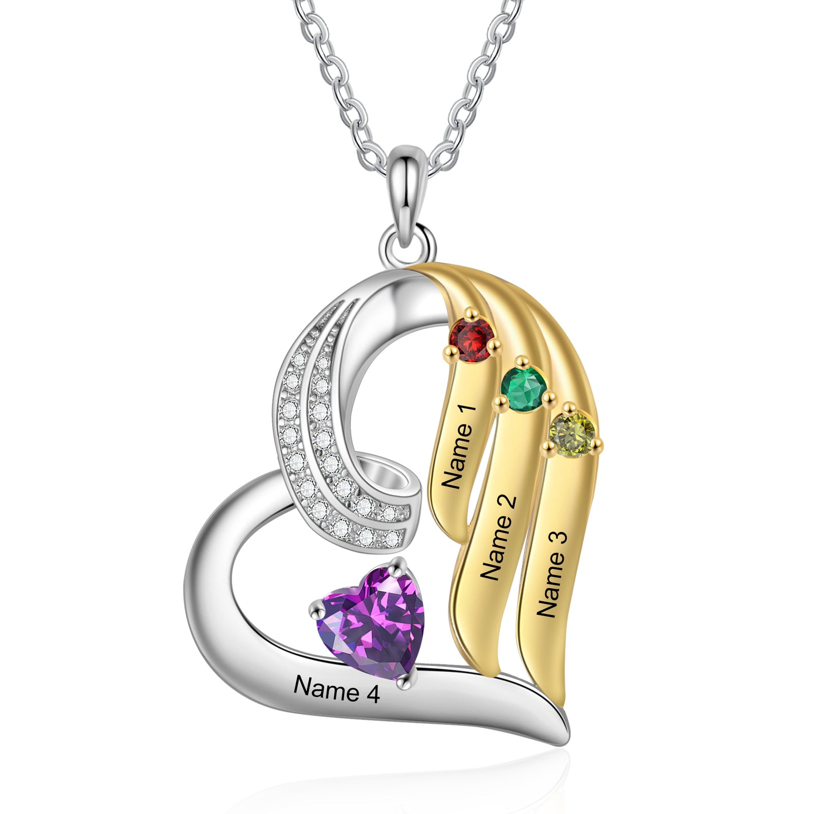 Custom Birthstone necklace