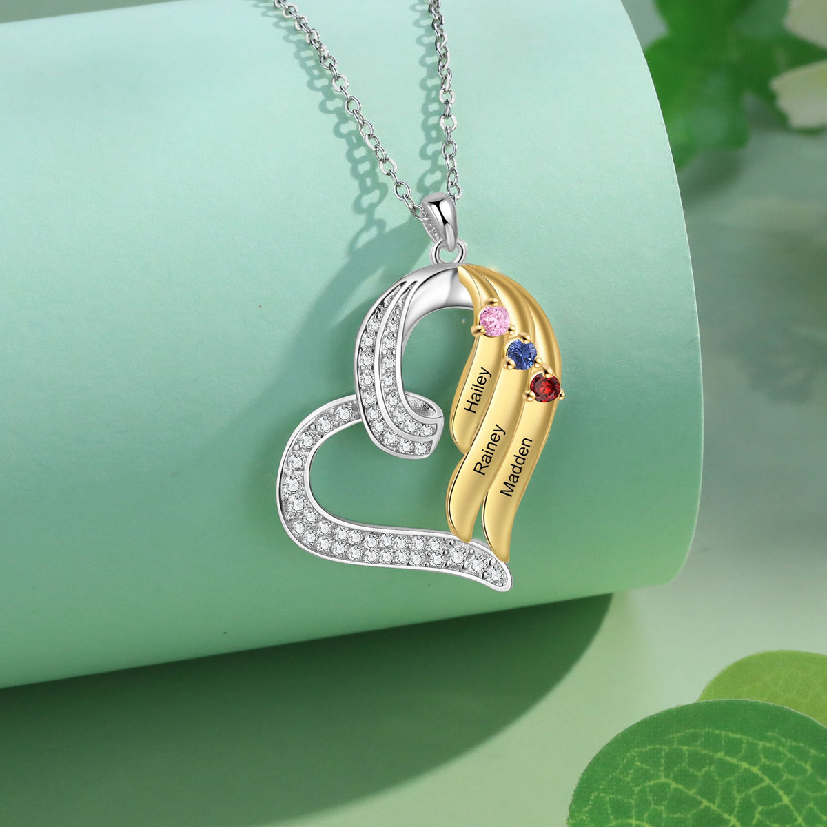 Custom Birthstone necklace