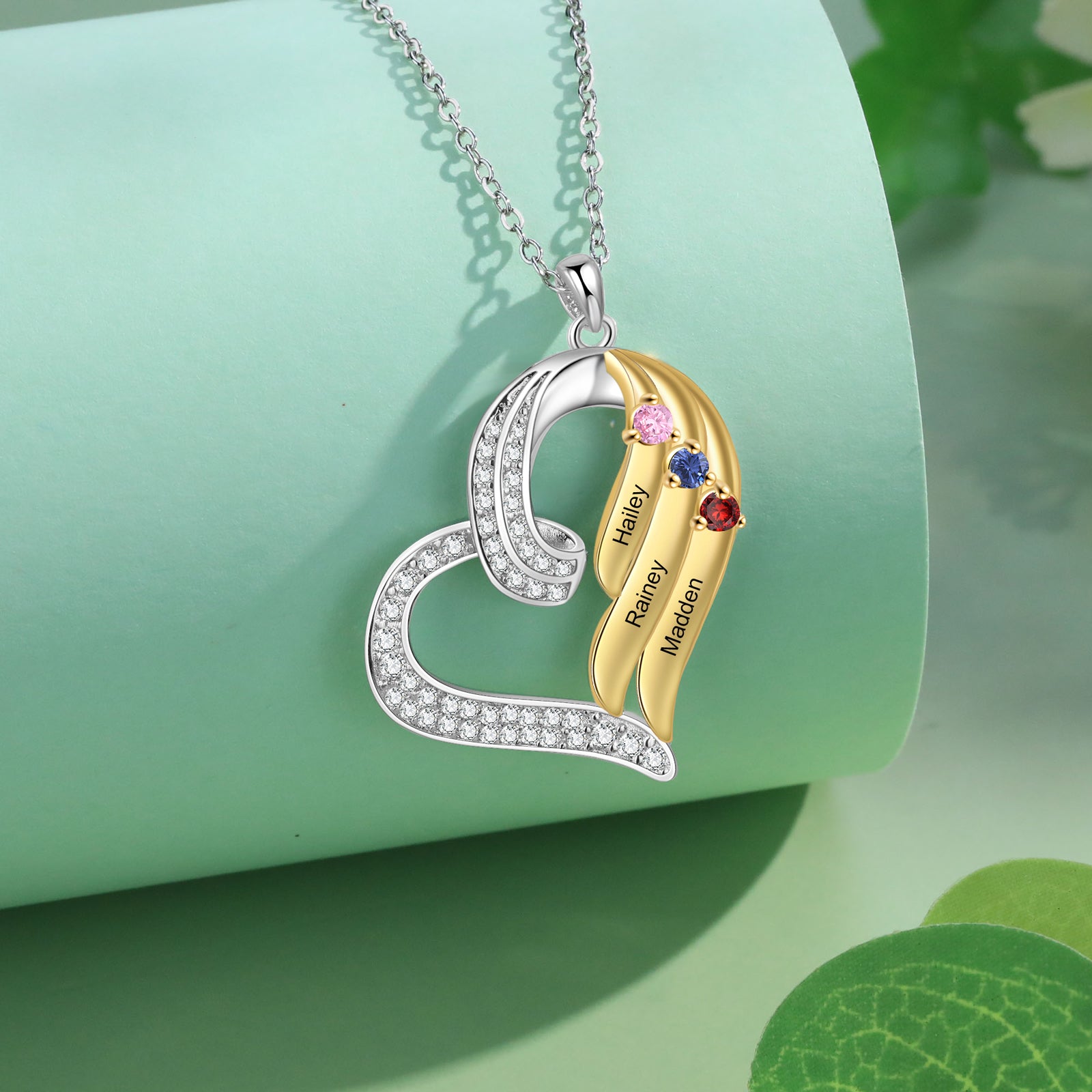 Custom Birthstone necklace