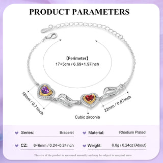 Custom Birthstone Bracelet