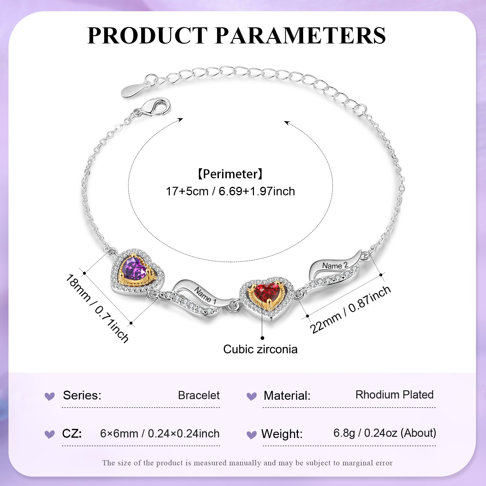 Custom Birthstone Bracelet