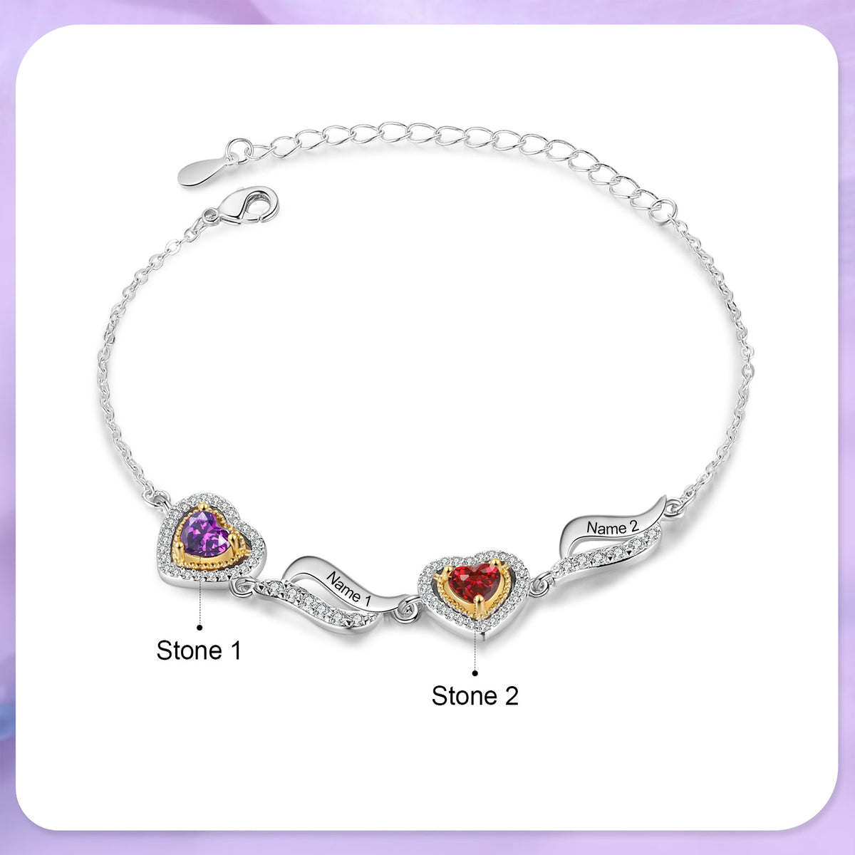 Custom Birthstone Bracelet