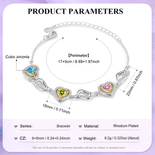 Custom Birthstone Bracelet