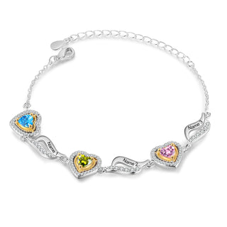 Custom Birthstone Bracelet