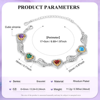 Custom Birthstone Bracelet