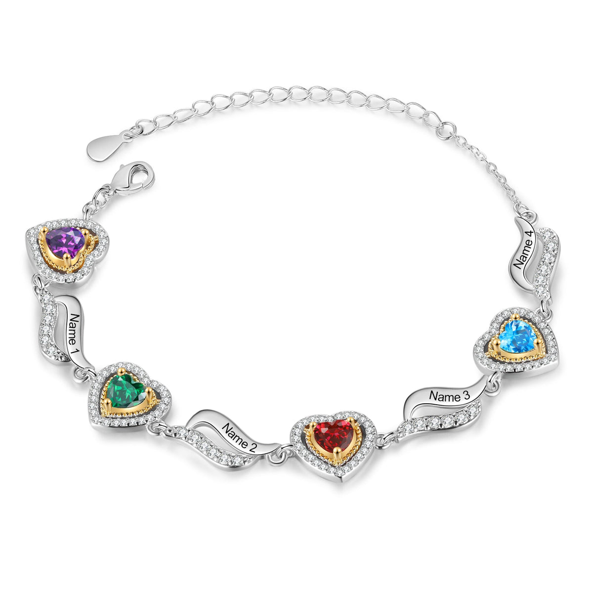 Custom Birthstone Bracelet