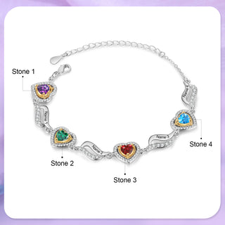 Custom Birthstone Bracelet