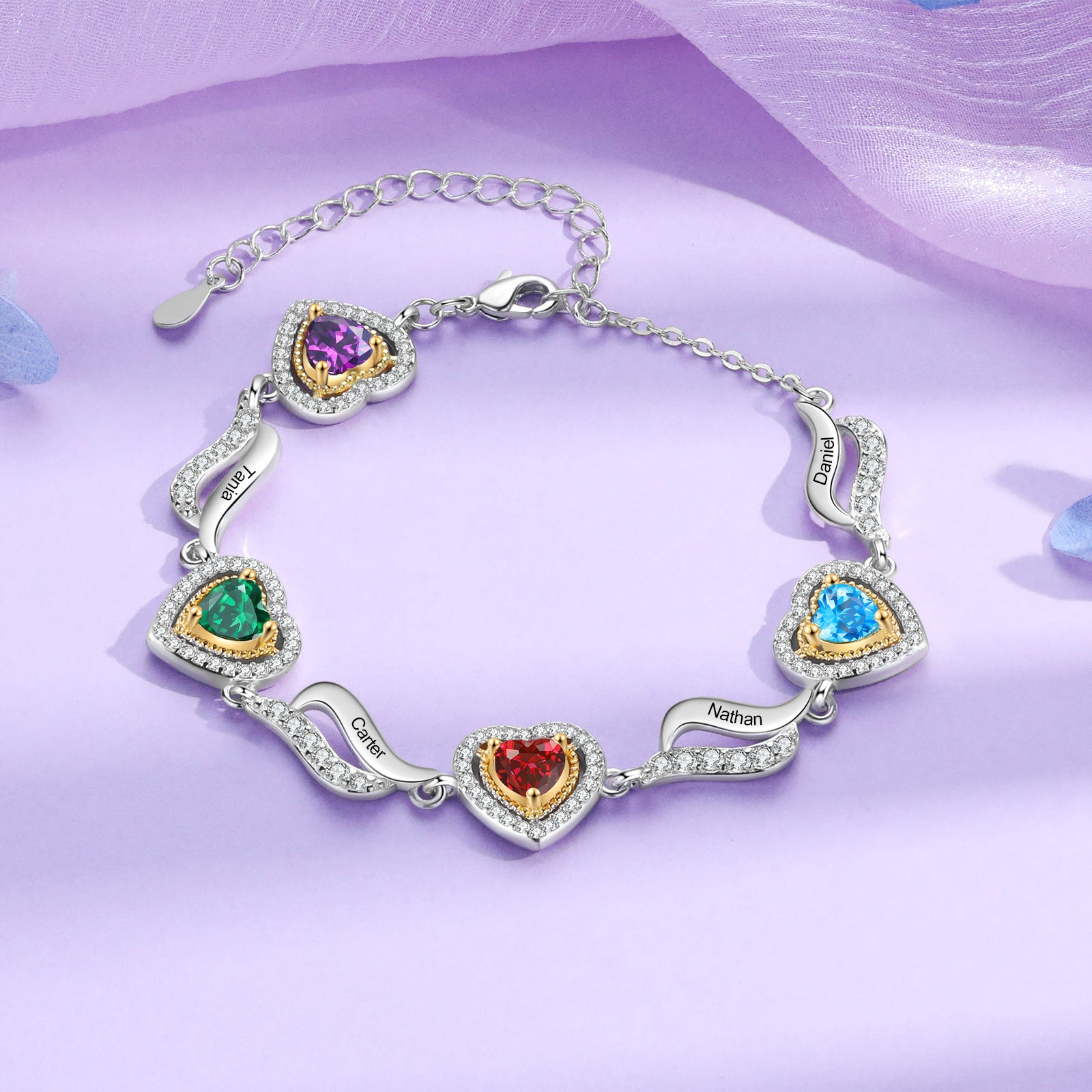 Custom Birthstone Bracelet