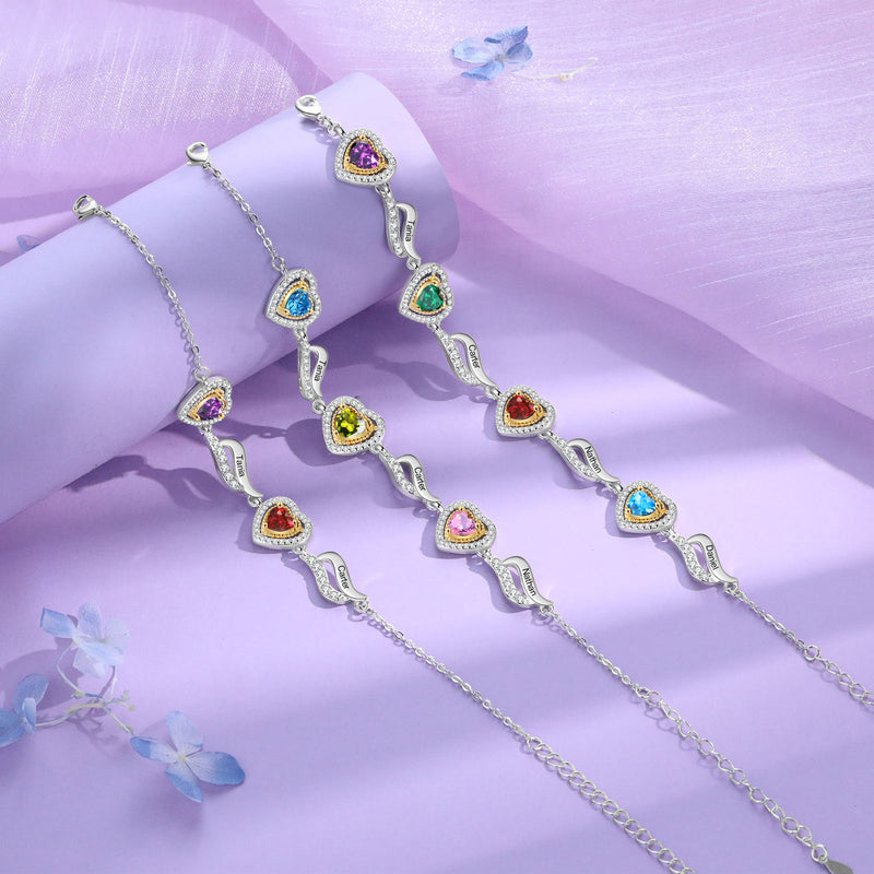 Custom Birthstone Bracelet