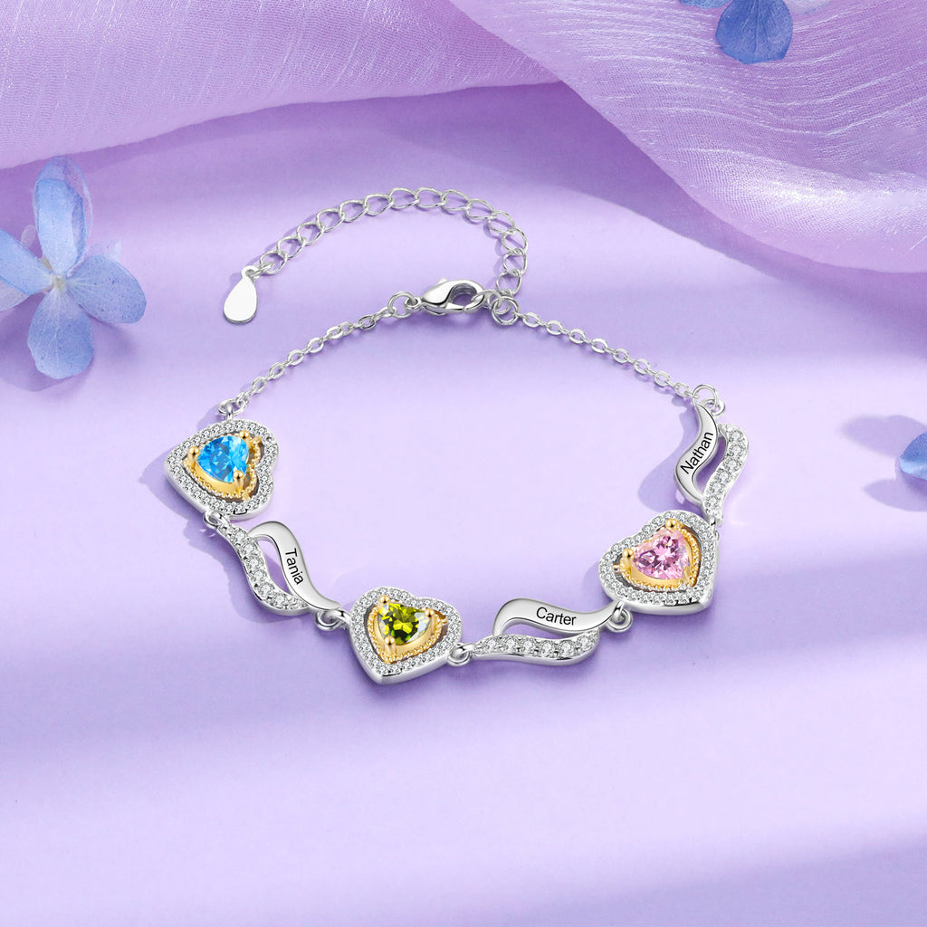 Custom Birthstone Bracelet