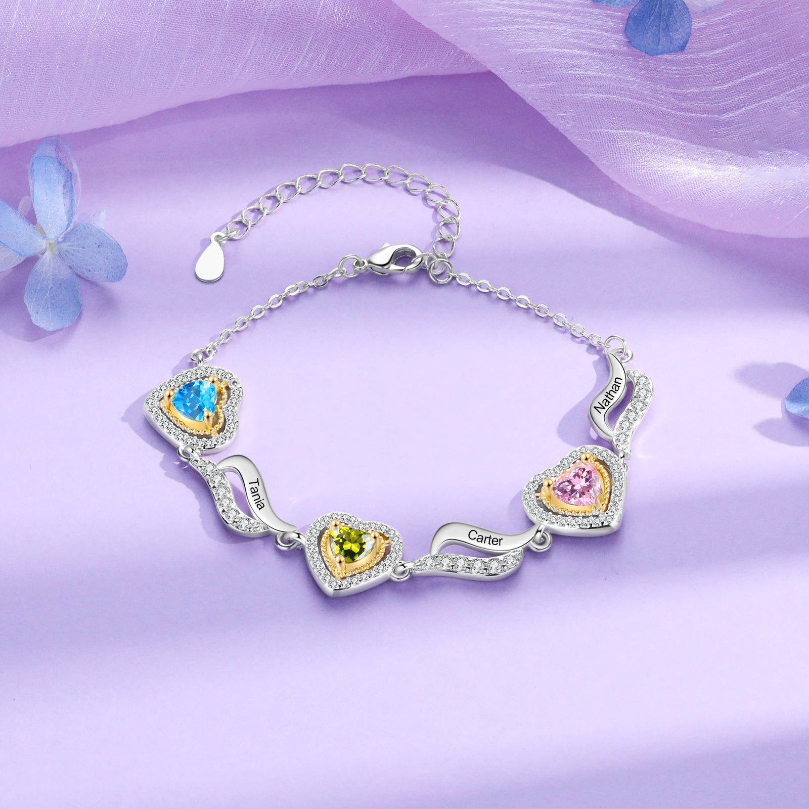Custom Birthstone Bracelet