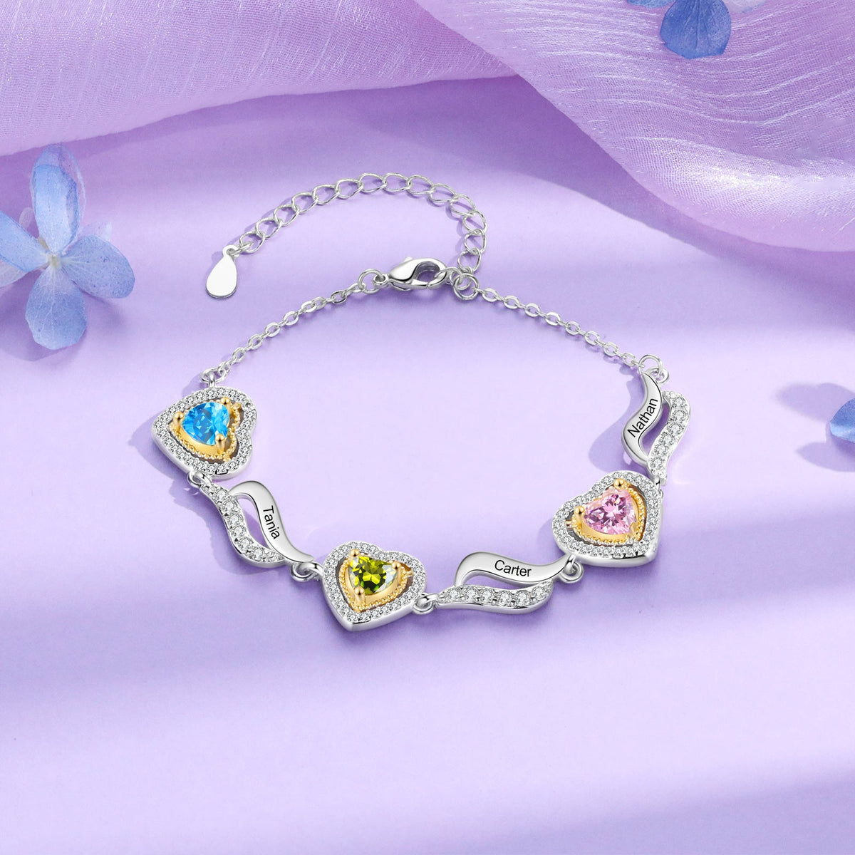 Custom Birthstone Bracelet