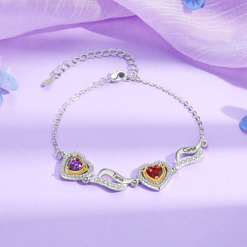 Custom Birthstone Bracelet