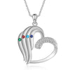 925 Sterling silver Custom Birthstone necklace