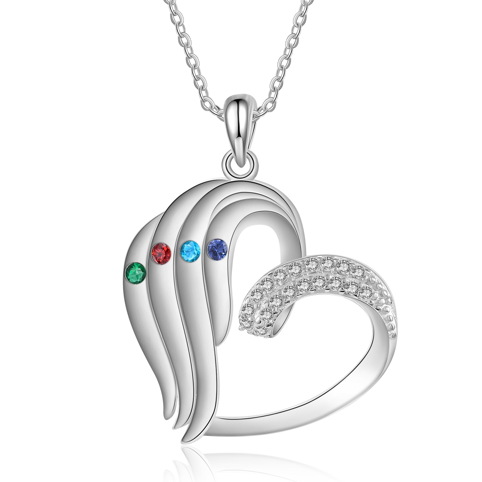 925 Sterling silver Custom Birthstone necklace