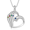 925 Sterling silver Custom Birthstone necklace