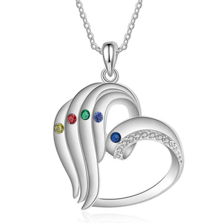 925 Sterling silver Custom Birthstone necklace
