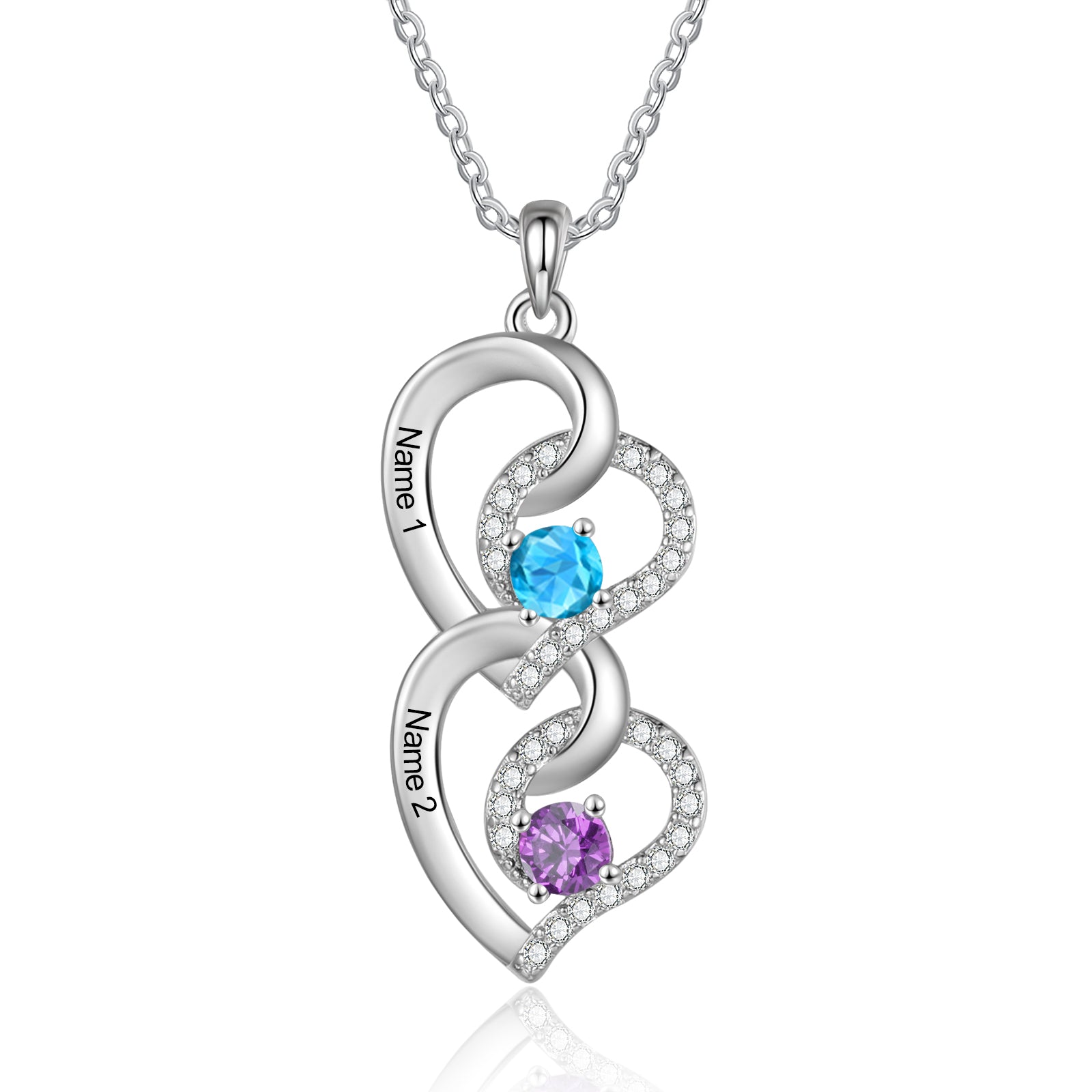 Custom Birthstone necklace