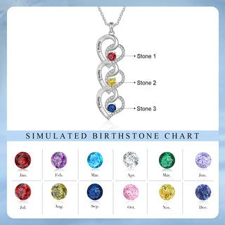 Custom Birthstone necklace
