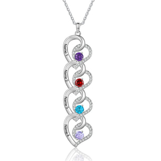 Custom Birthstone necklace