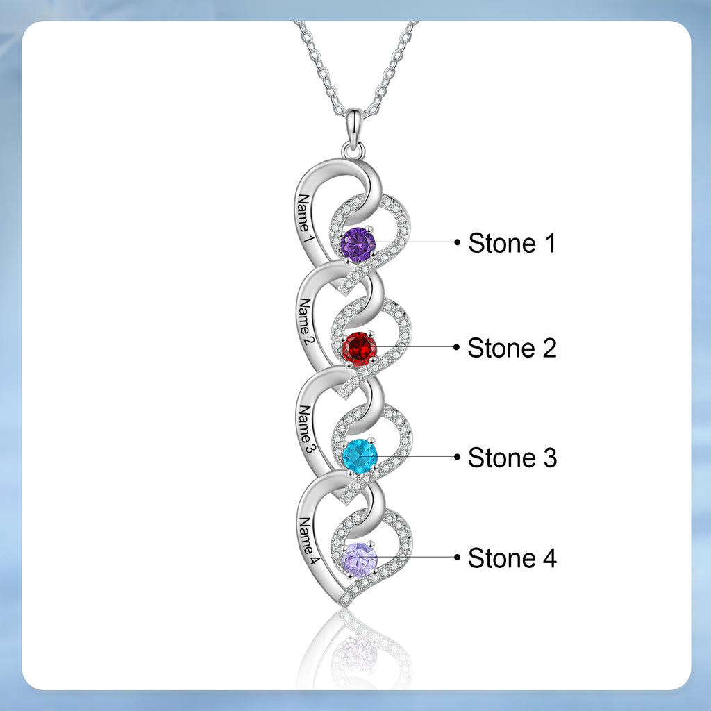 Custom Birthstone necklace