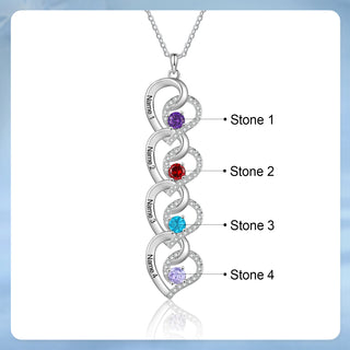 Custom Birthstone necklace