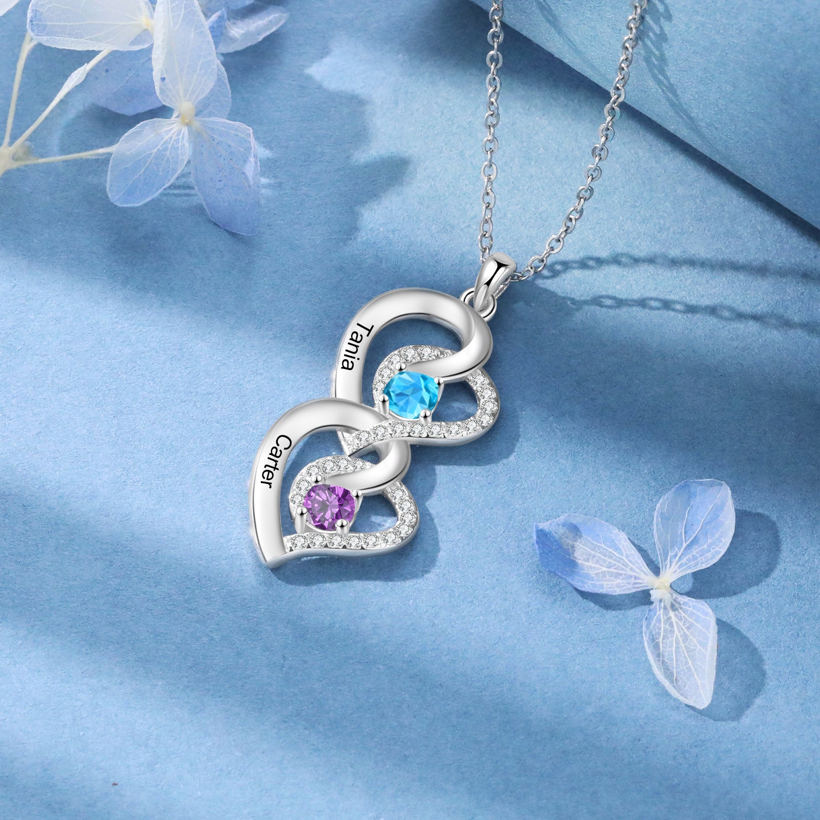 Custom Birthstone necklace