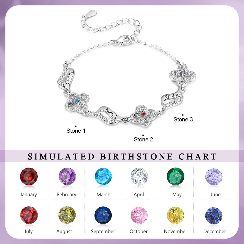Custom Birthstone Bracelet