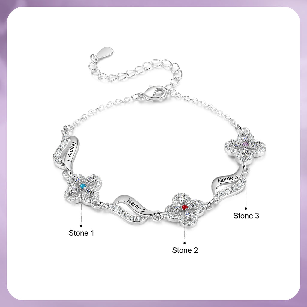 Custom Birthstone Bracelet