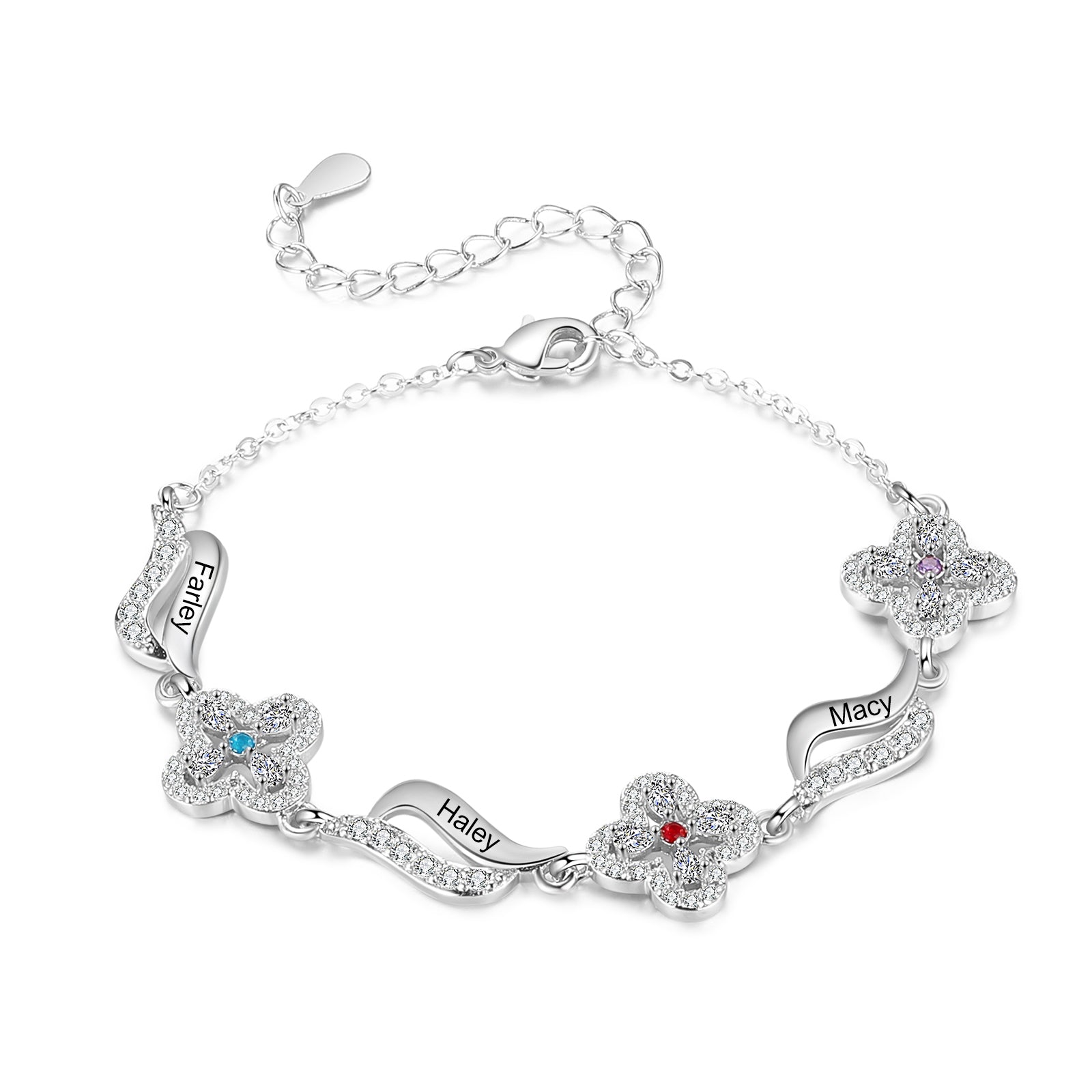 Custom Birthstone Bracelet