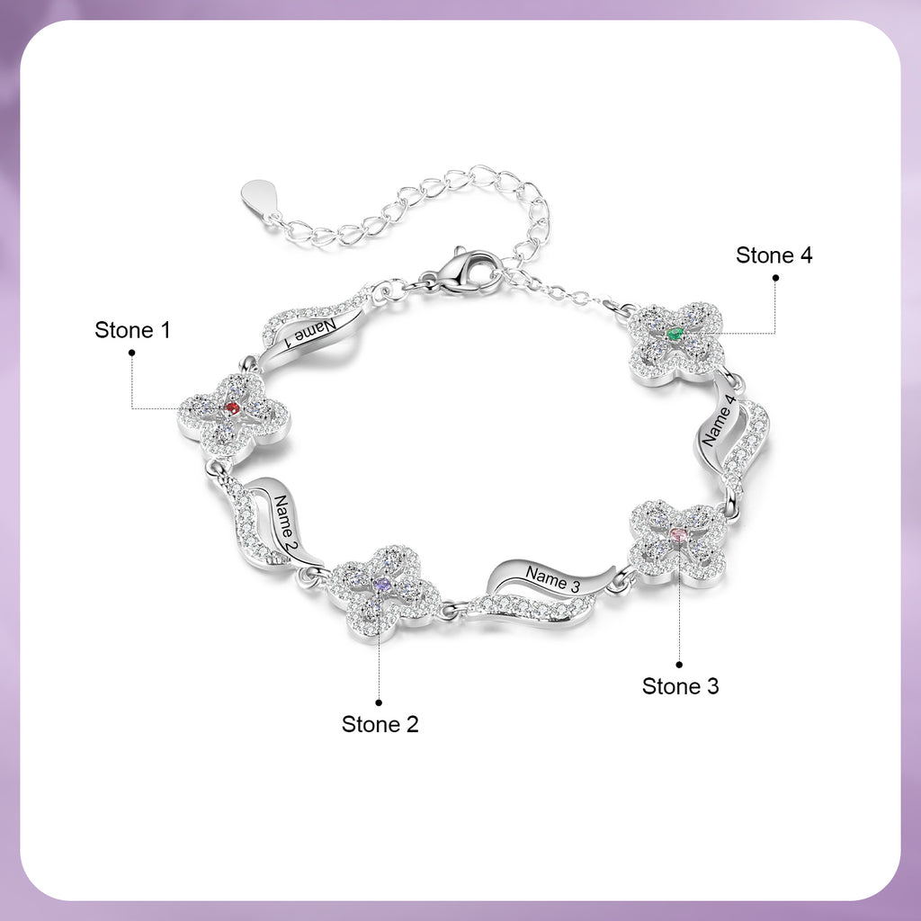 Custom Birthstone Bracelet