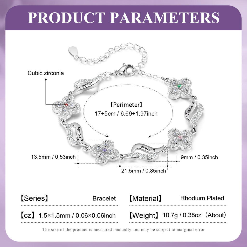 Custom Birthstone Bracelet