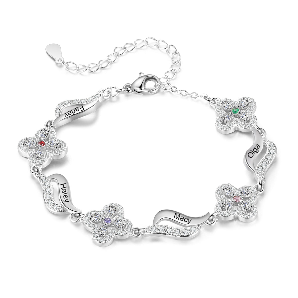 Custom Birthstone Bracelet