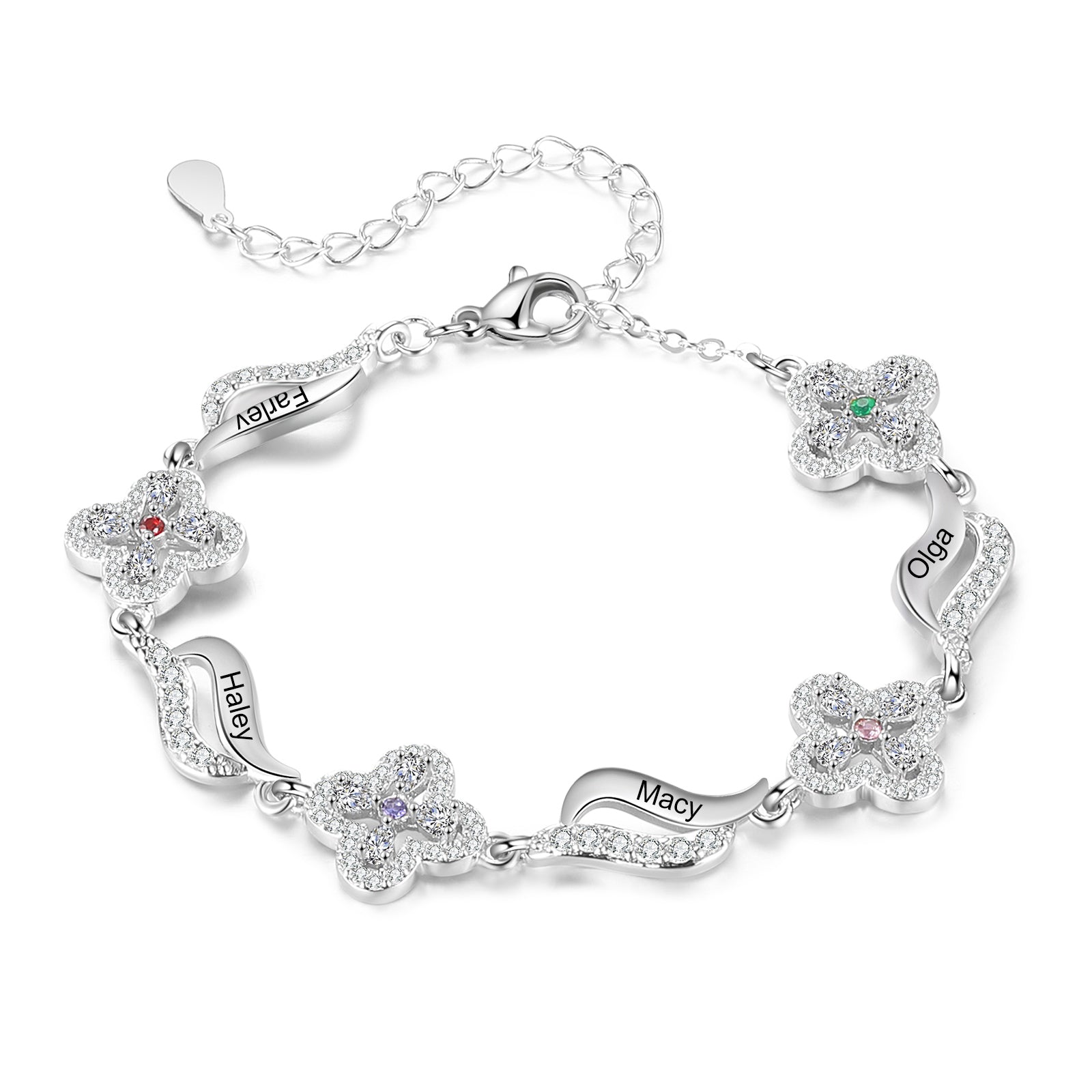 Custom Birthstone Bracelet