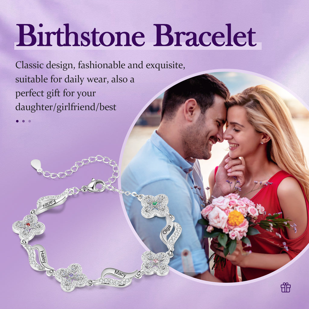 Custom Birthstone Bracelet