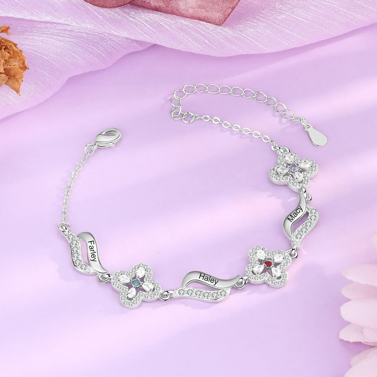 Custom Birthstone Bracelet