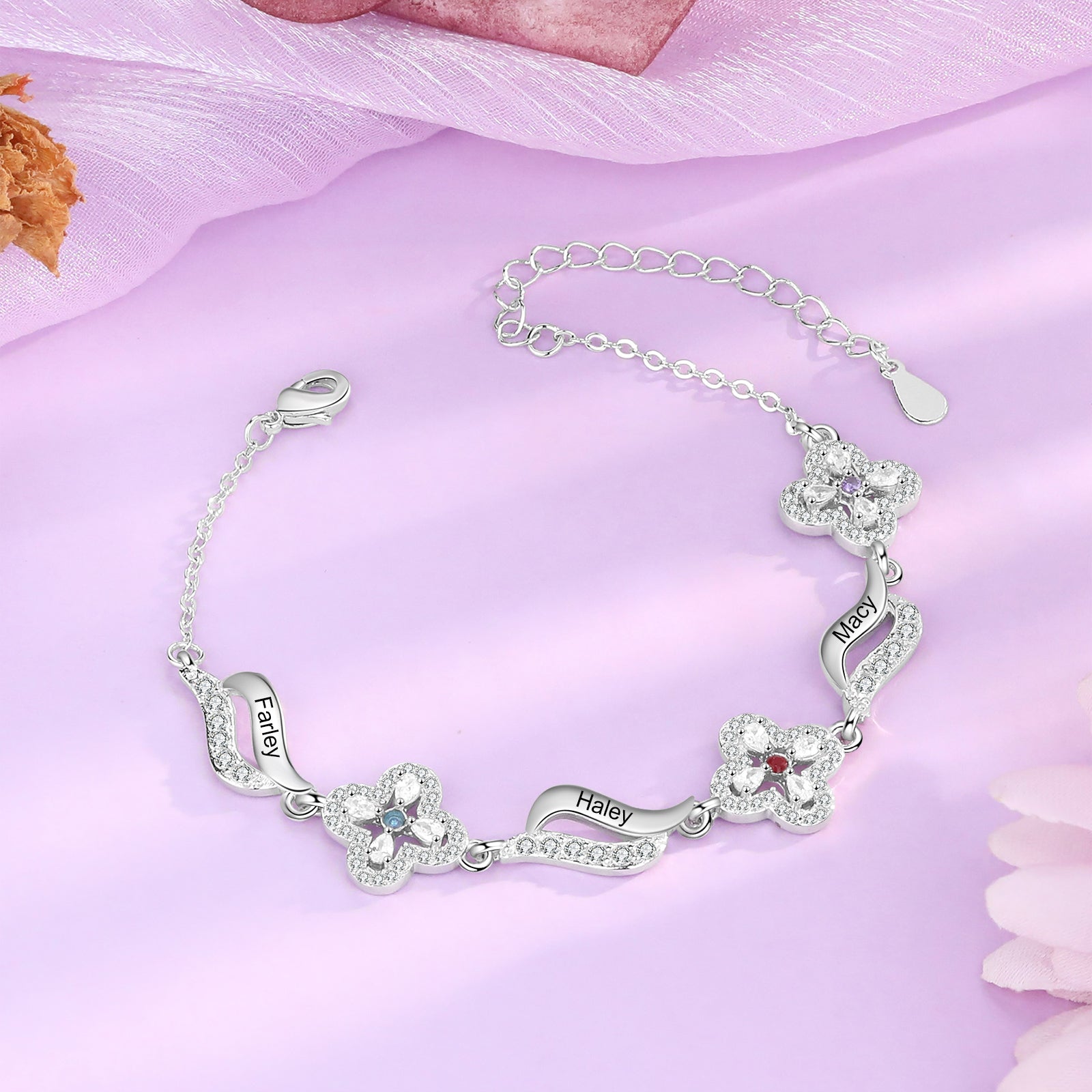 Custom Birthstone Bracelet